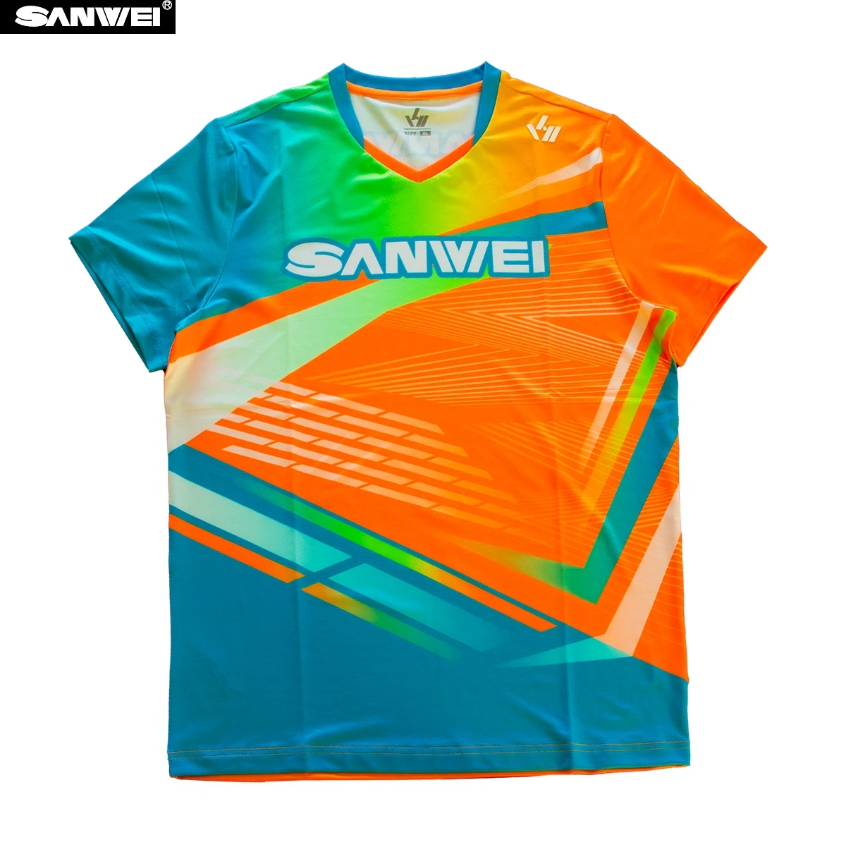 

SANWEI Table Tennis T Shirt 2025 OrangeGreen
