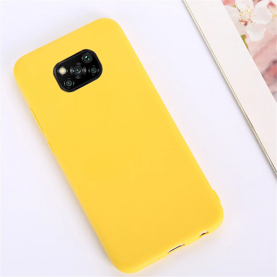 Für Xiaomi Poco X3 Pro Fall Weiche Matte Flüssigkeit Silikon Stoßfest Stoßstange Telefon Fällen Für Poco X3 NFC PocoX3 Candy Farbe Fundas – Detail 14