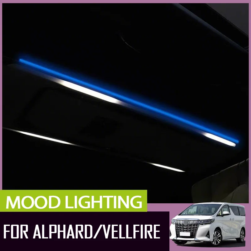 

Для Alphard 30/40 Series и Vellfire 2015-2024 Модуль постоянного освещения окружающего освещения на крыше — модернизация внутреннего освещения