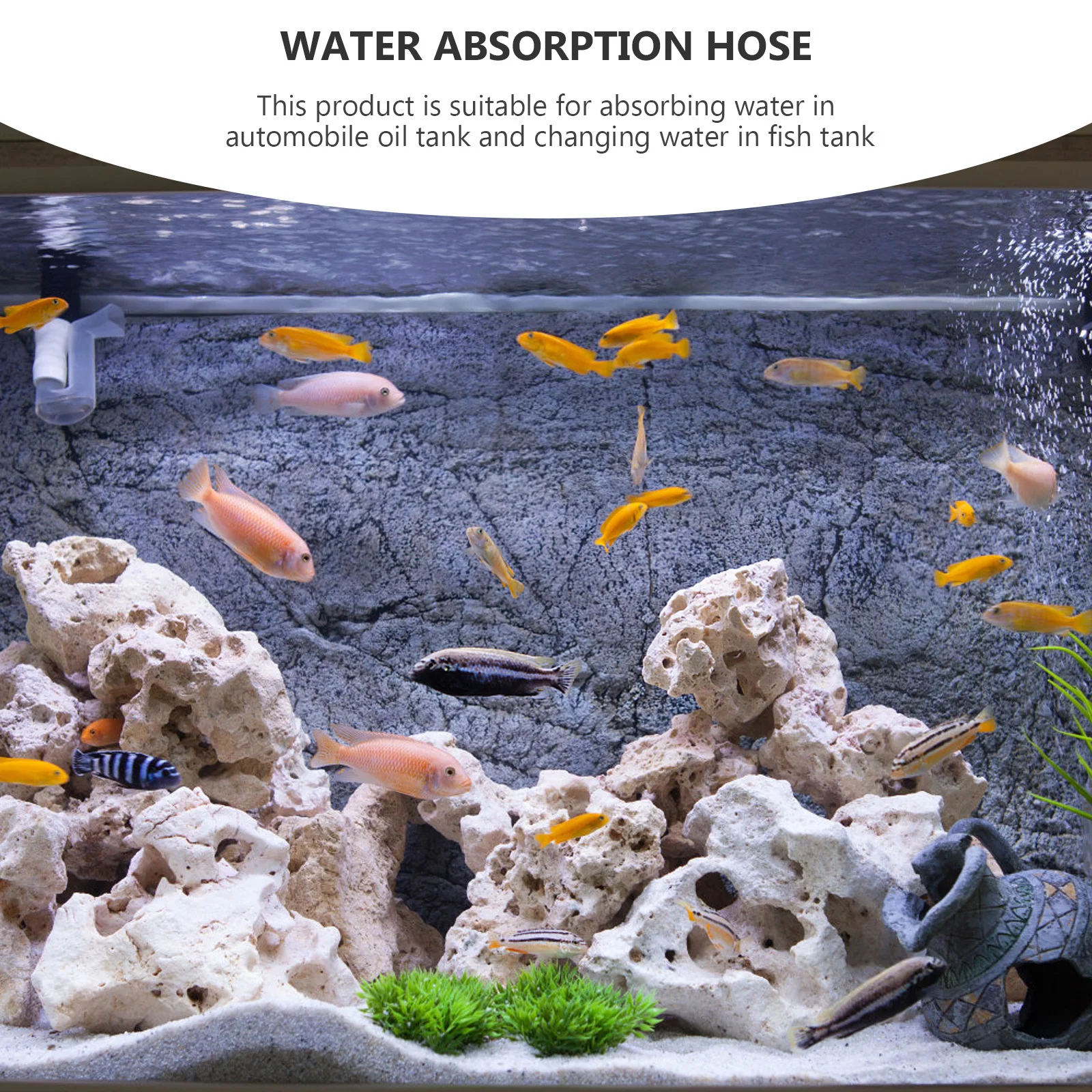 

Manual Sucker Plastic Suction Hose for Urea Injection Fuel Water Oil Transfer Car Truck Motorcycle Lawn Mower Fish Tank Aquarium