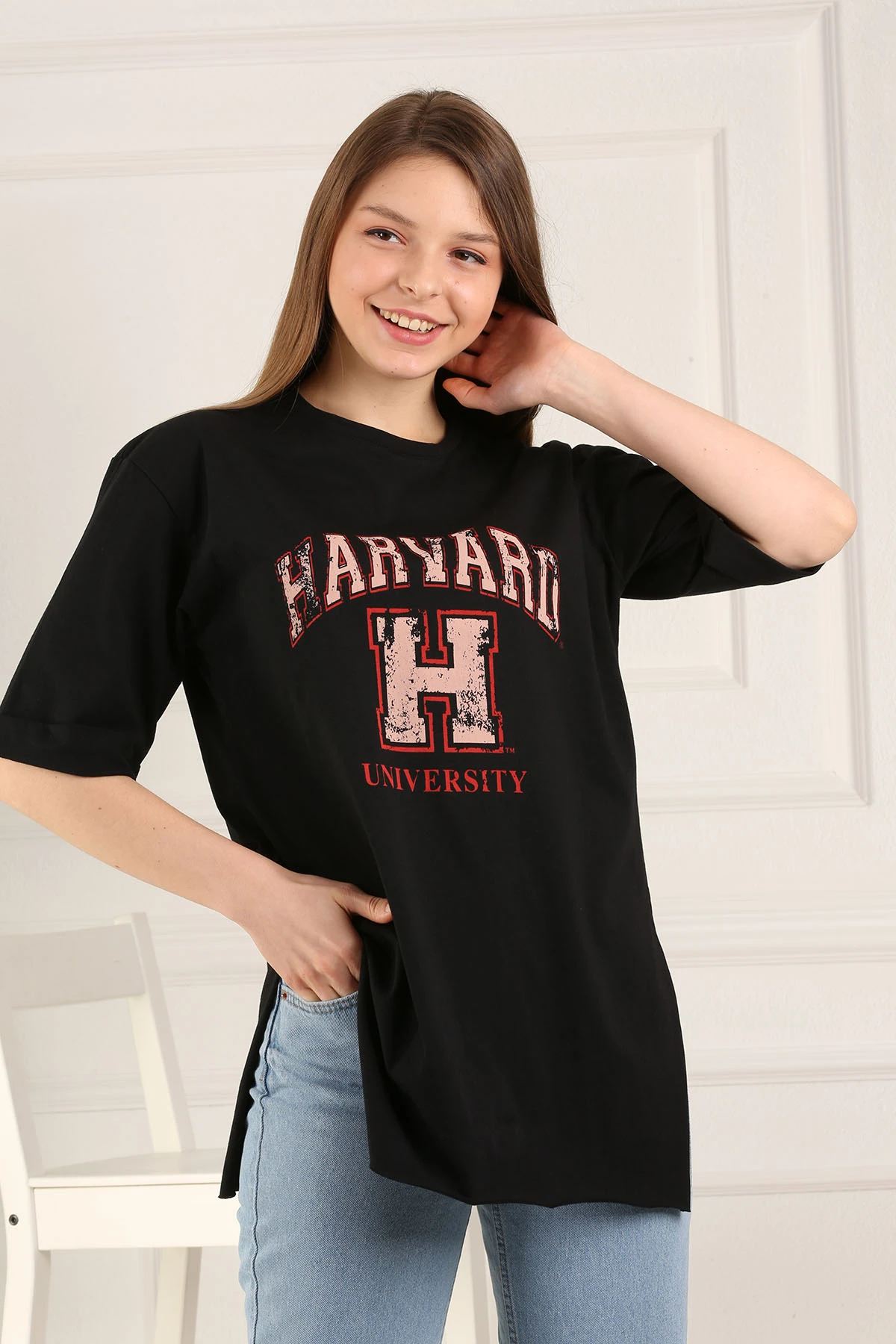 Harvard Written tshırt NY-Black