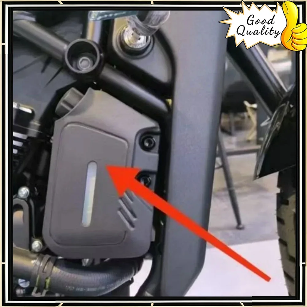 Good Quality For CFMOTO motorcycle accessories 450CLC kettle decorative cover CF400-10 CLC450 carbon canister cover decoration