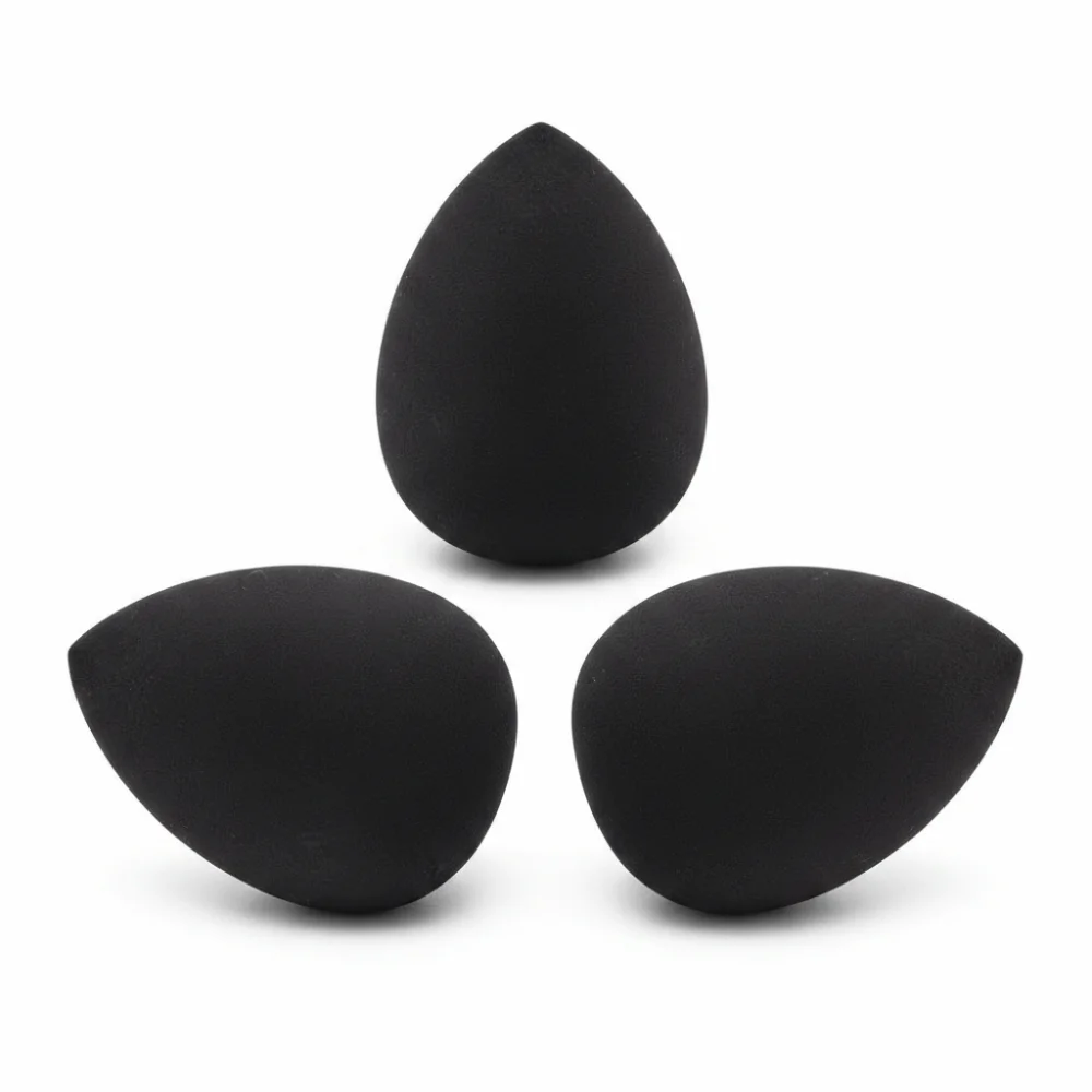 3pcs Washable Sketch Painting Sponge Raindrop Type Design Compact Portable Size Water Absorbent Sponge Art Drawing Sponge