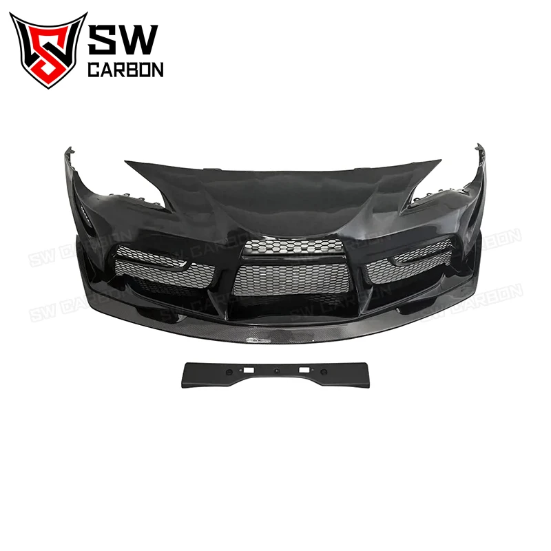 Carbon Fiber Supra Style Front Bumper for Toyota GT86 ZN6 BRZ ZD6 Car Front Bumper Auto Accessories Change Appearance Kit