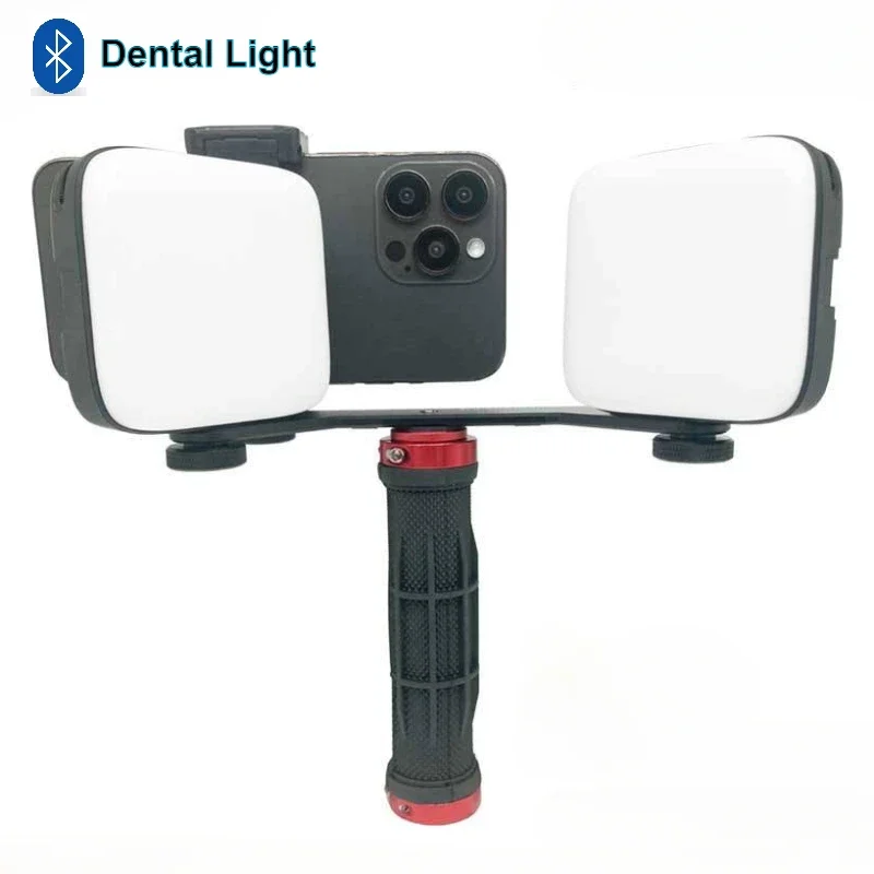 Dental Photography Clinic Light For Phone With Bluetooth Adjustable Colour Temperature Oral Intraoral Filling Light Lamp