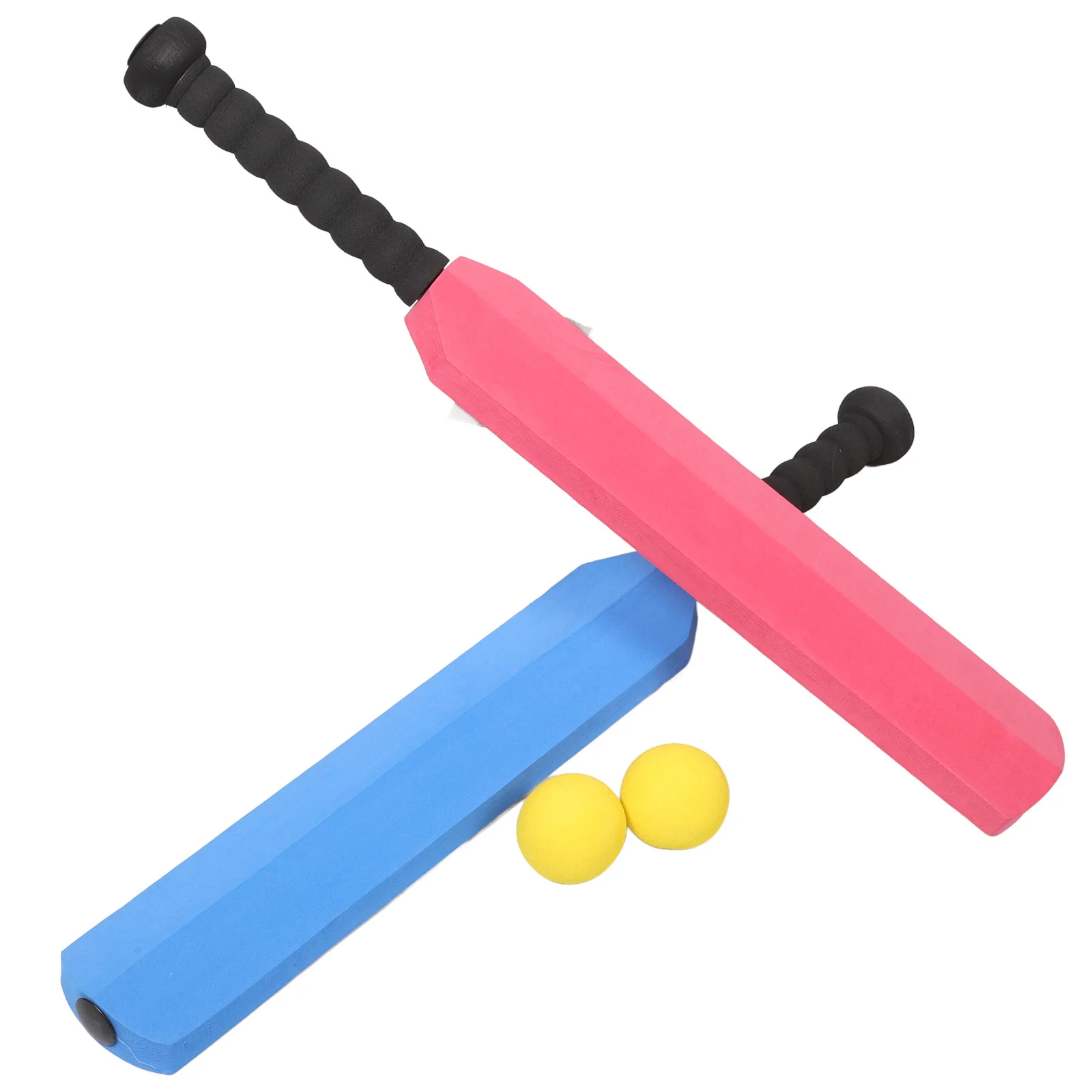 1Set Cricket Bat and Ball Set for Children Safe Soft Eva Material Lightweight Bat for Indoor Outdoor Skill Development