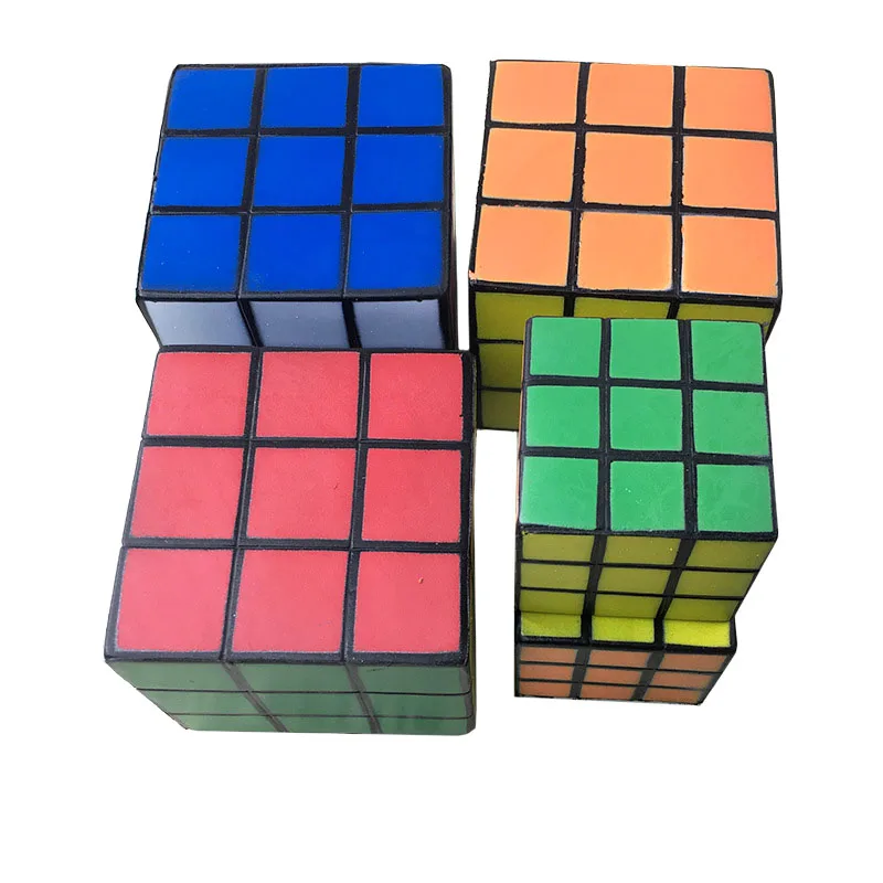 Simulation Magic Cube Novelty Squishy Slow Rising Anti-strss Toy Squeezing Soft Soft Decompression For Children Adult Gifts