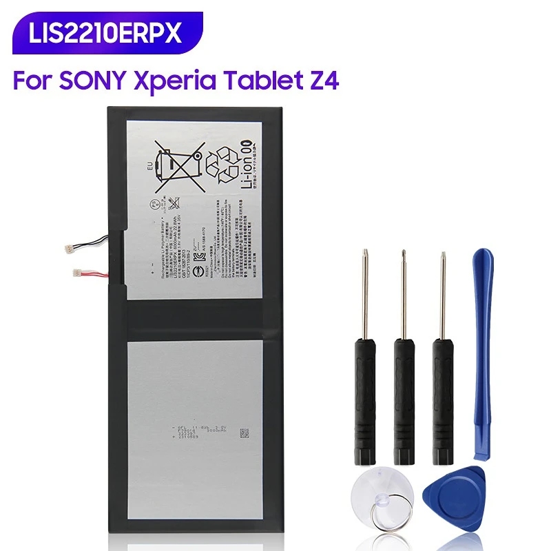 

Replacement Battery LIS2210ERPC LIS2210ERPX For SONY Xperia Z4 Tablet Ultra SGP712 SGP771 Rechargeable Battery 6000mAh