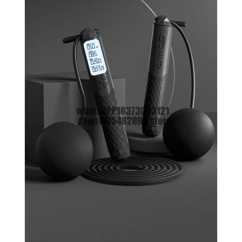 ******** rope fitness weight loss exercise fat burning men's special adult cordless professional counting jumping rope weight