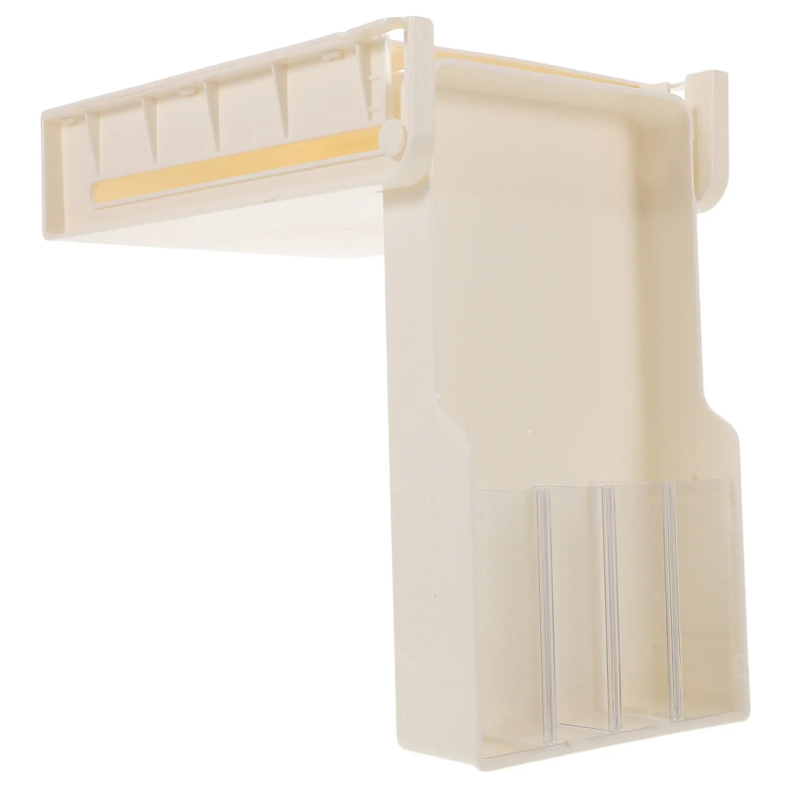 Nail Supplies Organizer Under Desk Drawer Attachment Slide Out Hanging Design for Salon School Office Home Sturdy Plastic Nail