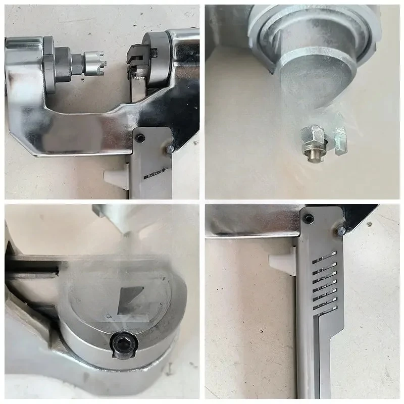 

Hydraulic rivet machine automatic nail feeding