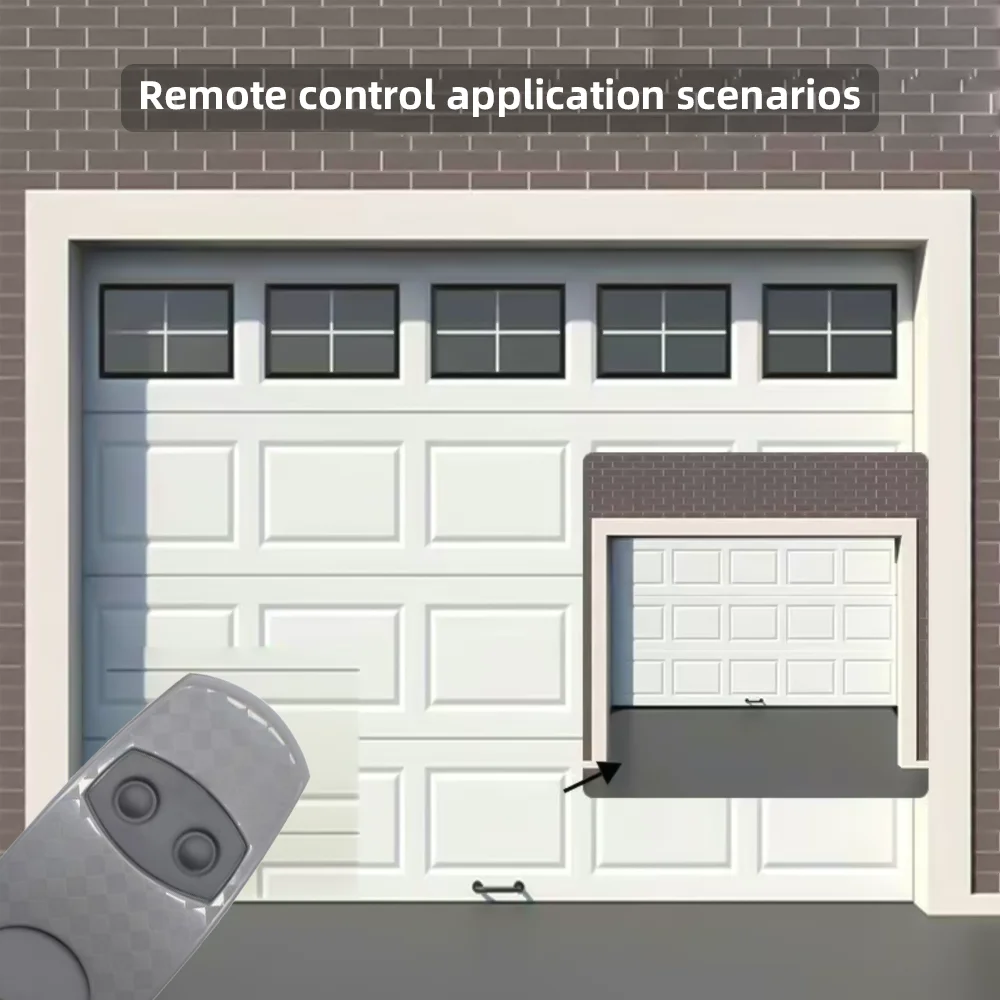 CAME 433MHz Garage Door Remote Control Duplicator Code Grabber Clone Gate Key Fob Command Hand Transmitter 433.92MHz