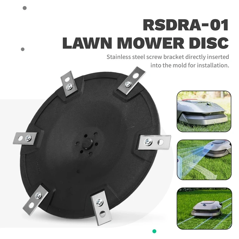 ABFS RSDRA-01 Robotic Lawnmower Tuning Blade Disc For Dreame A1 Mower Blade Plate Knife Disc 12Blades Robotic Lawn Mower Part