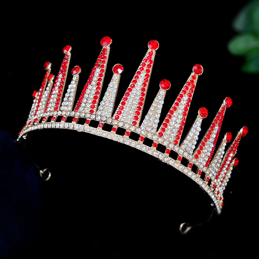 Corona nupcial barroca con diamantes de imitación, Tiara clásica para boda, fiesta de graduación, tocado, accesorio para el cabello para mujer, disfraz de princesa para novia