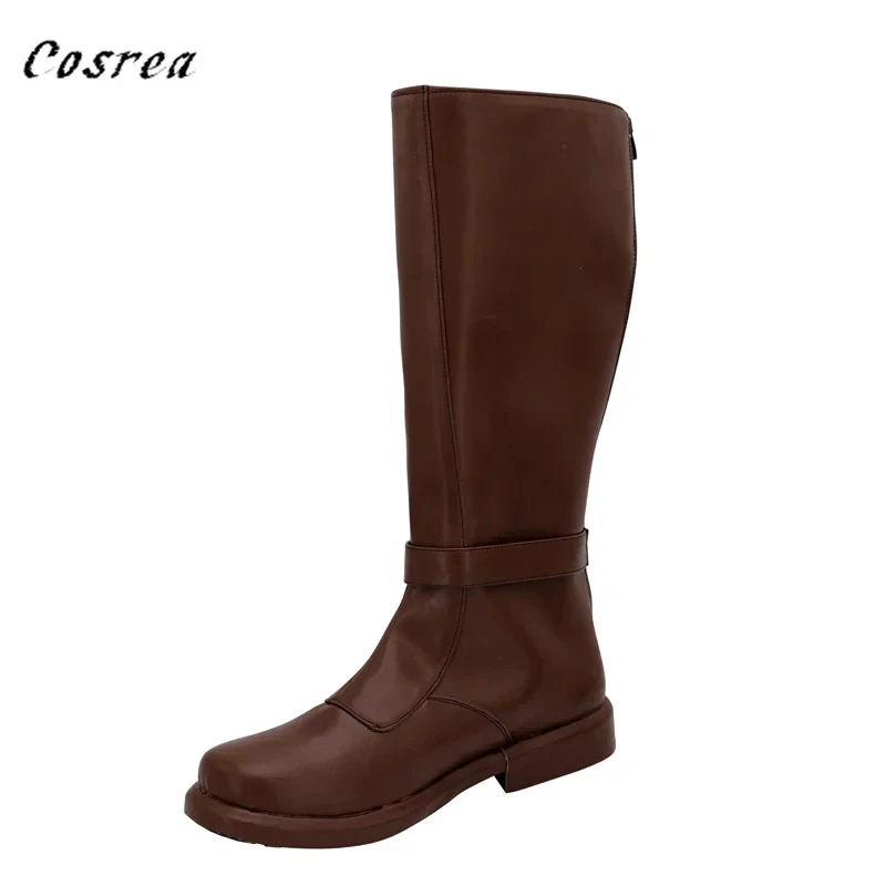

c;4,f'6\b/Star Movie Cosplay adults, Obi boots for men and women, long Halloween shoes for 5;g'7,b'9
