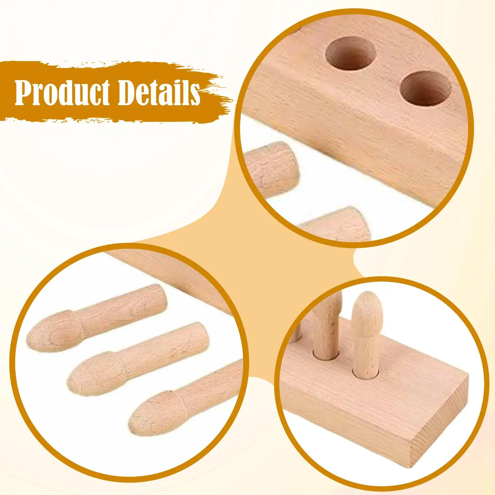 Beech Wood Foot Massage Acupressure Board Comfortable Nonslip Tool for Spa and Senior Wellness