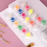 6Colors Acrylic Fluorescent Paint Glow In Dark DIY Painting Art Materials Arts Crafts Painting Tool DIY Graffiti Acrylic Pigment 6