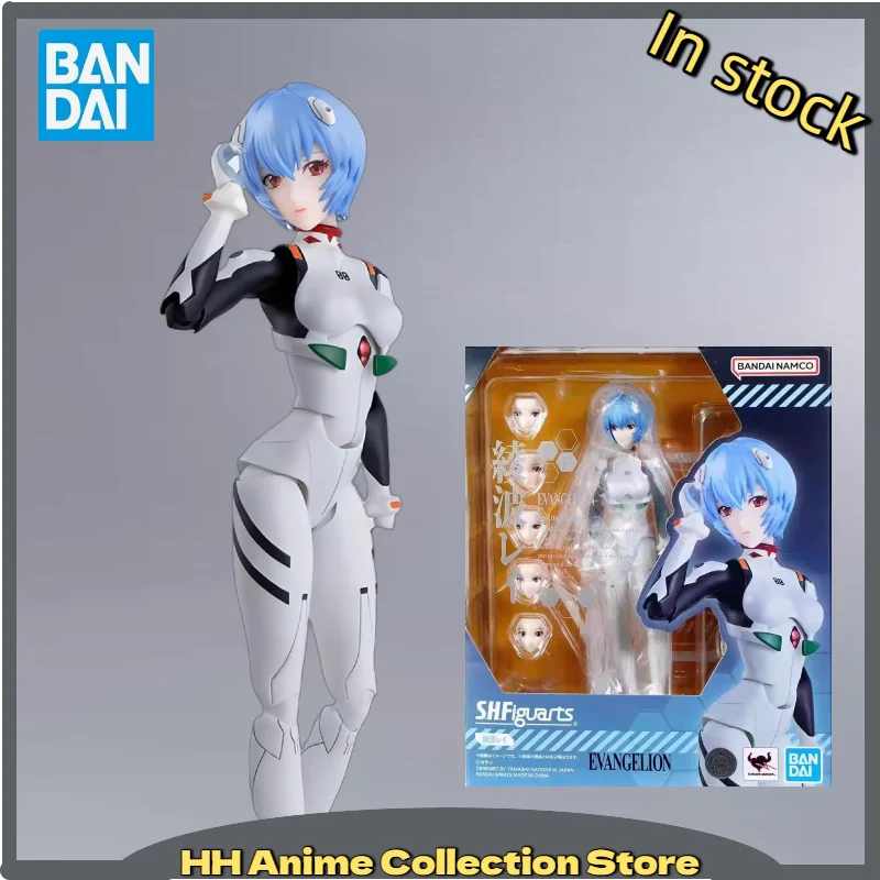 

Коллекционная фигурка Bandai SHF Neon Genesis Evangelion EVA Аянами Рей с подвижными суставами, готовая к выставке, подарок