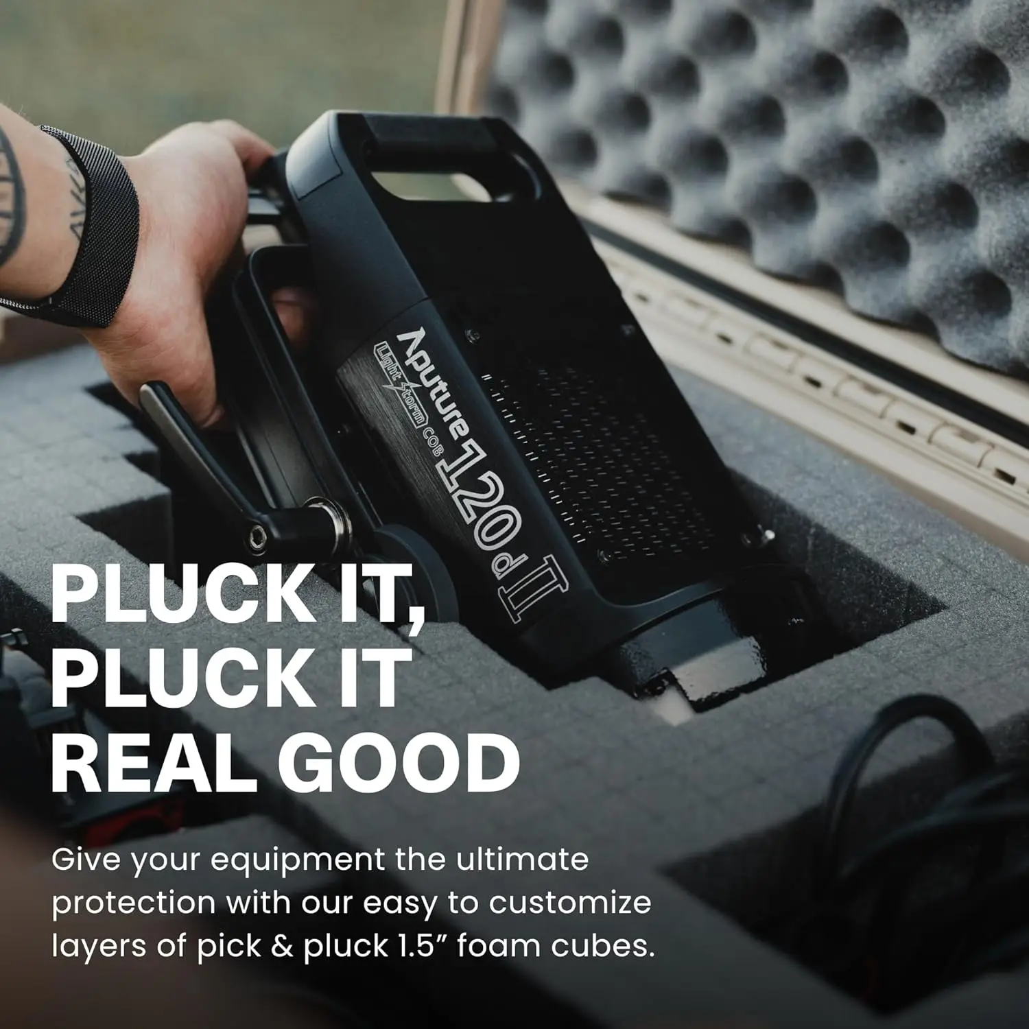 حافظة صلبة كبيرة متدحرجة مقاس 33 بوصة موديل 2152، صندوق تخزين قابل للقفل، حافظة بلاستيكية مقاومة للماء IP67، أمتعة واقية، كاميرا