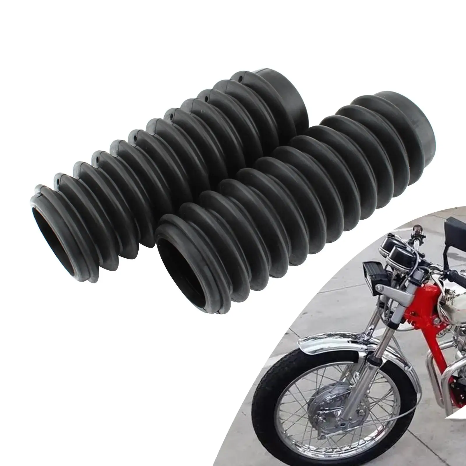 Front Fork Gaiter Cover Dust Shield Plastic Sleeve Modification Accessories for Honda CB450 CB550 CB750 CL450