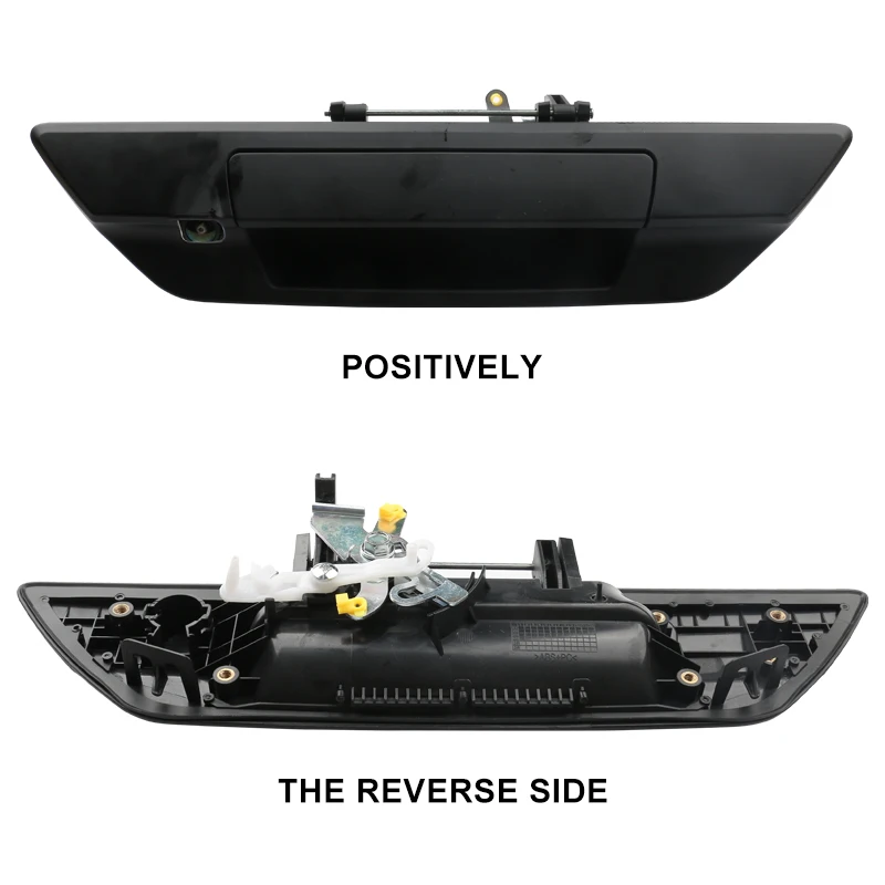 Suitable For Hilux Revo2015 Black Tailgate Reverse Handle, 170 Degree Rear View Angle, Waterproof, Rear View Camera