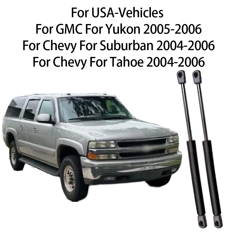 

2PCS Rear Door Hatch Lift Supports TailGate Liftgate Shocks For GMC Yukon 2005-2006 For Chevy Suburban 2004-2006