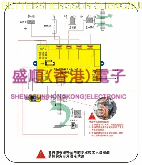 PG302KCH-D air conditioning universal universal computer plate digital display electric heating GREE beauty Haier memory