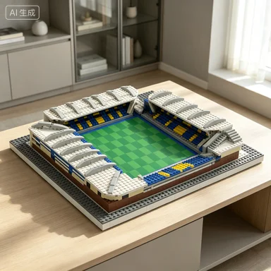 1181pcs MOC St Andrews Stadium - MINI Creator Expert Model Christmas Gift Bookshelf Display Home Decoration Bookcase Ornament