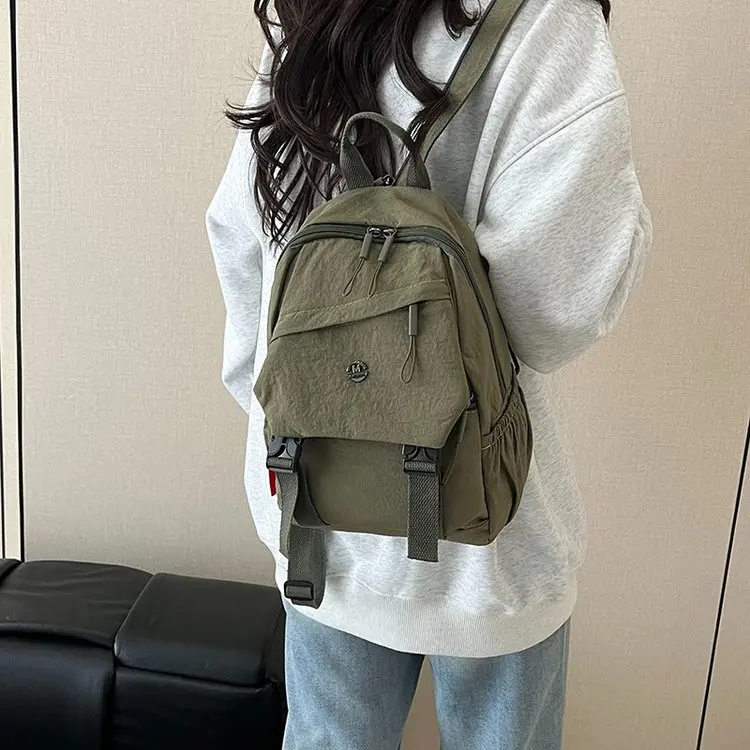 

Lightweight Small Travel Chest Bag Women's Outdoor Nylon Double oulder Bapa Versatile Crossbody Bag for Ladies