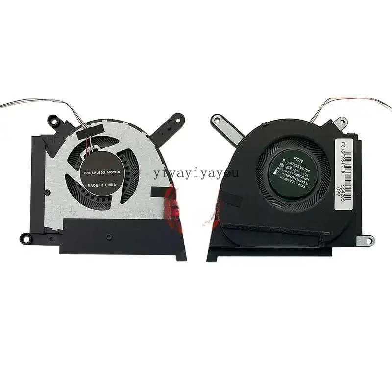 New For TUF Dash F15 FX517ZC FX517ZR CPU GPU Cooling Fan RTX3070 DC12V 0.6A