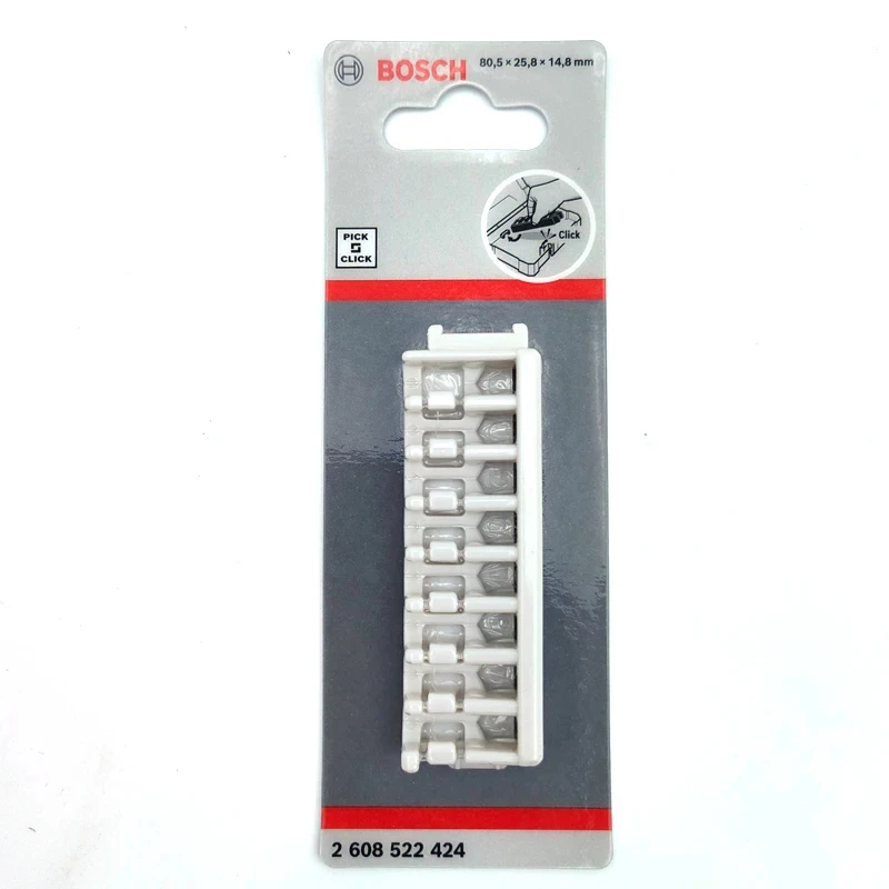 Imagem -04 - Bosch-caixa de Armazenamento do Suporte do Broca Acessórios para Ferramentas Aplicáveis 2608522424 10 Pcs