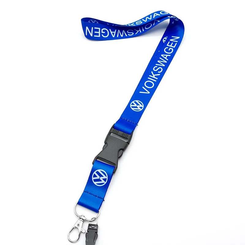 Fashion Neck Straps Lanyard Key Cell Phone Work ID Card Hanging Rope For VW Volkswagen Golf Polo Passat Touran Jetta Accessories
