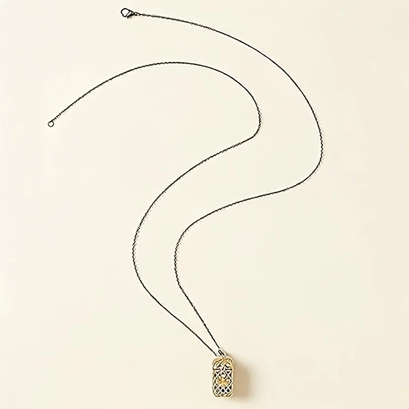 1mini tarot necklace,mini tarot pendant necklace,cage pendant,female spiritual jewelry,tarot lover starter set contains 22 cards