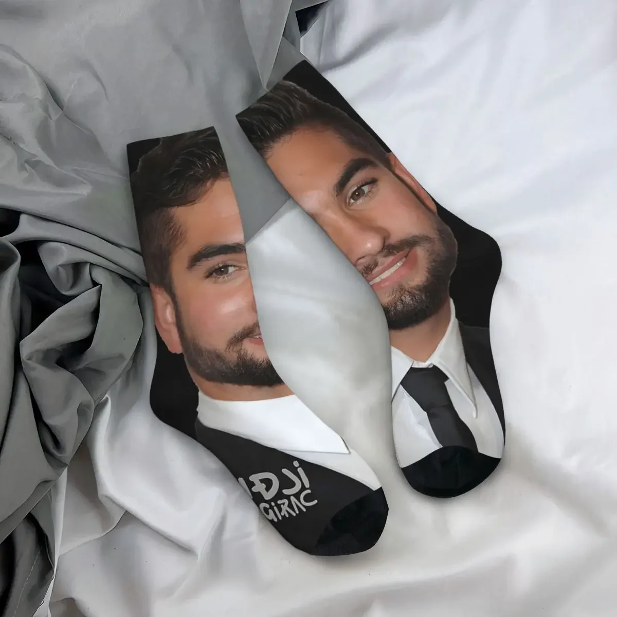 

Носки на все случаи жизни Kendji Girac Gitano, модные длинные носки для мужчин и женщин, подарки на День святого Валентина