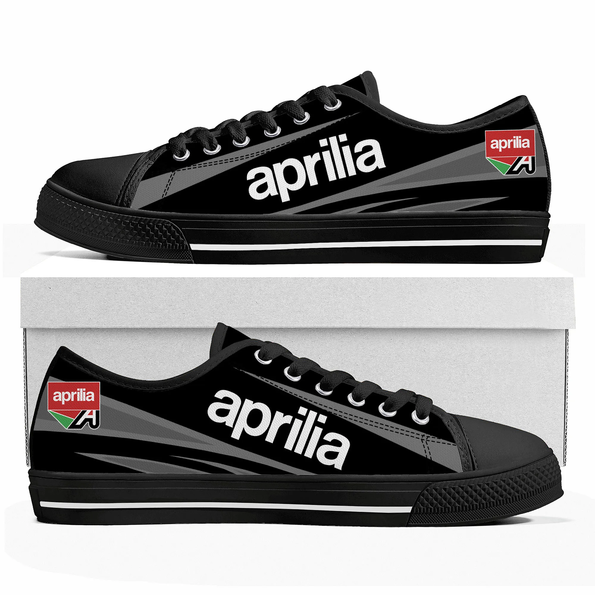 

Aprilia Shoes Low Top Sneakers Mens Womens Teenager High Quality Canvas Sneaker couple Casual Shoes Custom Made DIY Shoe