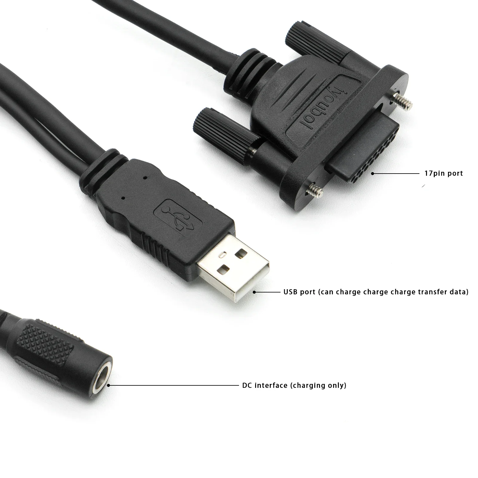 USB DATA Cable For Honeywell Dolphin 9500 9550 9900 LXE MX6 Lots