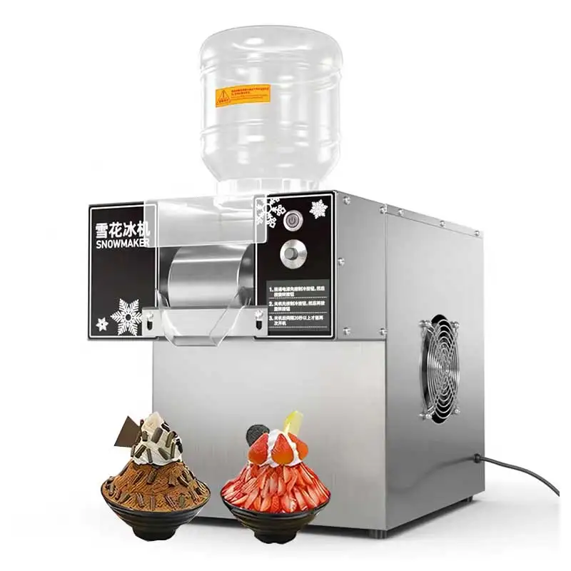 Snowflake Ice Shaved Machine Milk Snow Ice Machine Bingsu Maker for Snack Bar