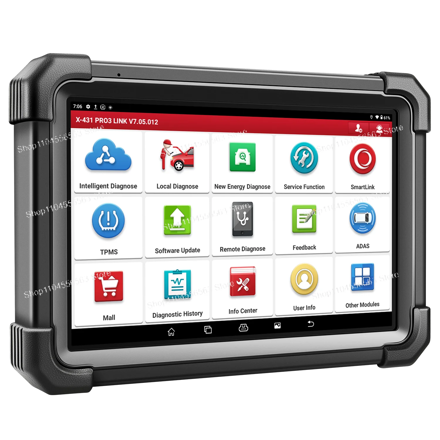 X431 PRO3S + v5.0 الماسح الضوئي للسيارات أداة تشخيص Obd2 النسخة الإنجليزية