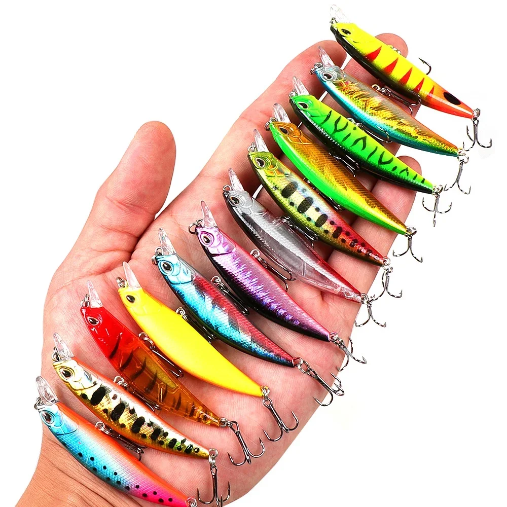 2026 غرق أسماك الصيد السحر 63 مللي متر 8 جرام Jerkbaits Wobblers الطعوم الصلبة ل Panfish سمك السلور Walleye Ima Sukari 63HS Pesca معالجة