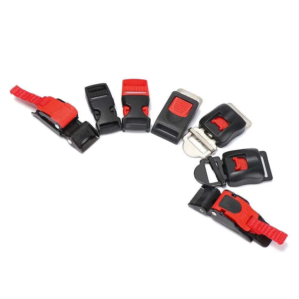 Motor Bike Accessories Motocross Chin Strap Bicycle Helmets Buckle Speed Sewing Clip Motorcycle Helmet Buckles Flexible Clips