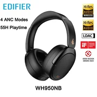 Edifier WH950NB Auriculares inalámbricos con cancelación activa de ruido Alta resolución inalámbrico 55 horas de reproducción 4 micrófonos Auriculares Bluetooth 5,3
