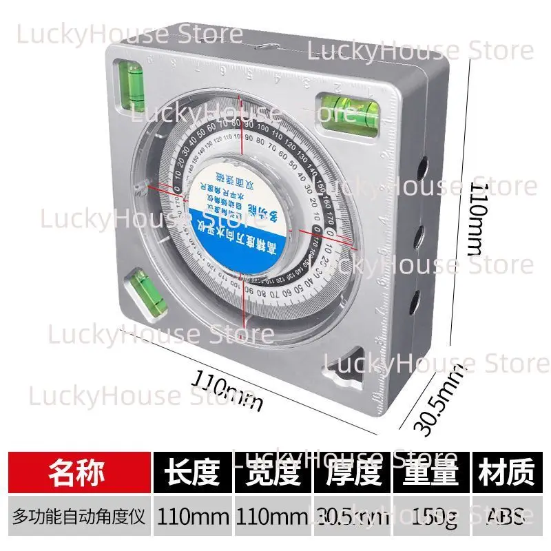 Yumingjiang Magnetic Slope Gauge Multi‑Functional Angle Level Ruler For Tile‑Laying Masonry Work