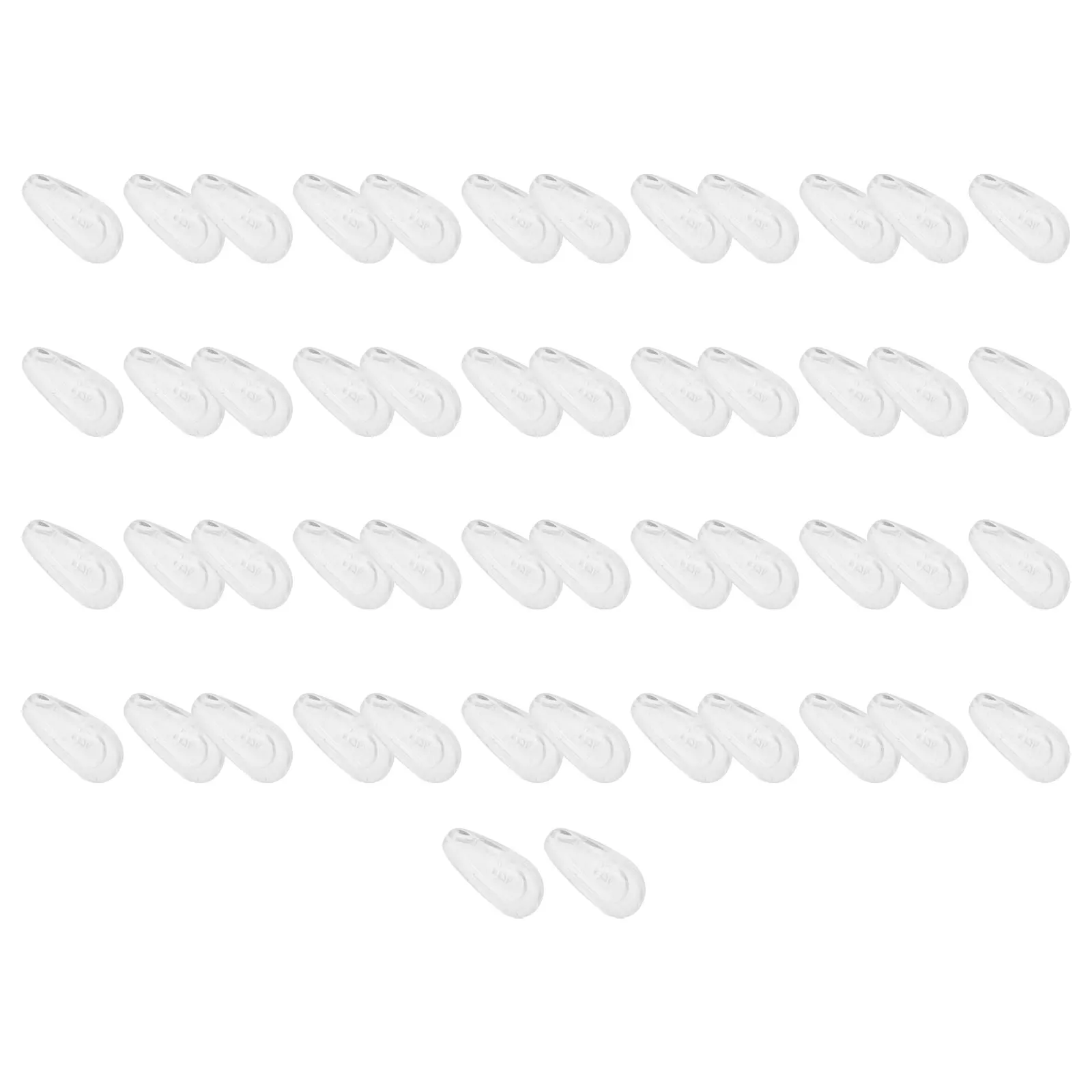 

25 Pairs Nose Pads Soft Silica Gel Cushions Anti Slip for Glasses Eyewear Anti-Slip Glasses Nose Pads Accessories