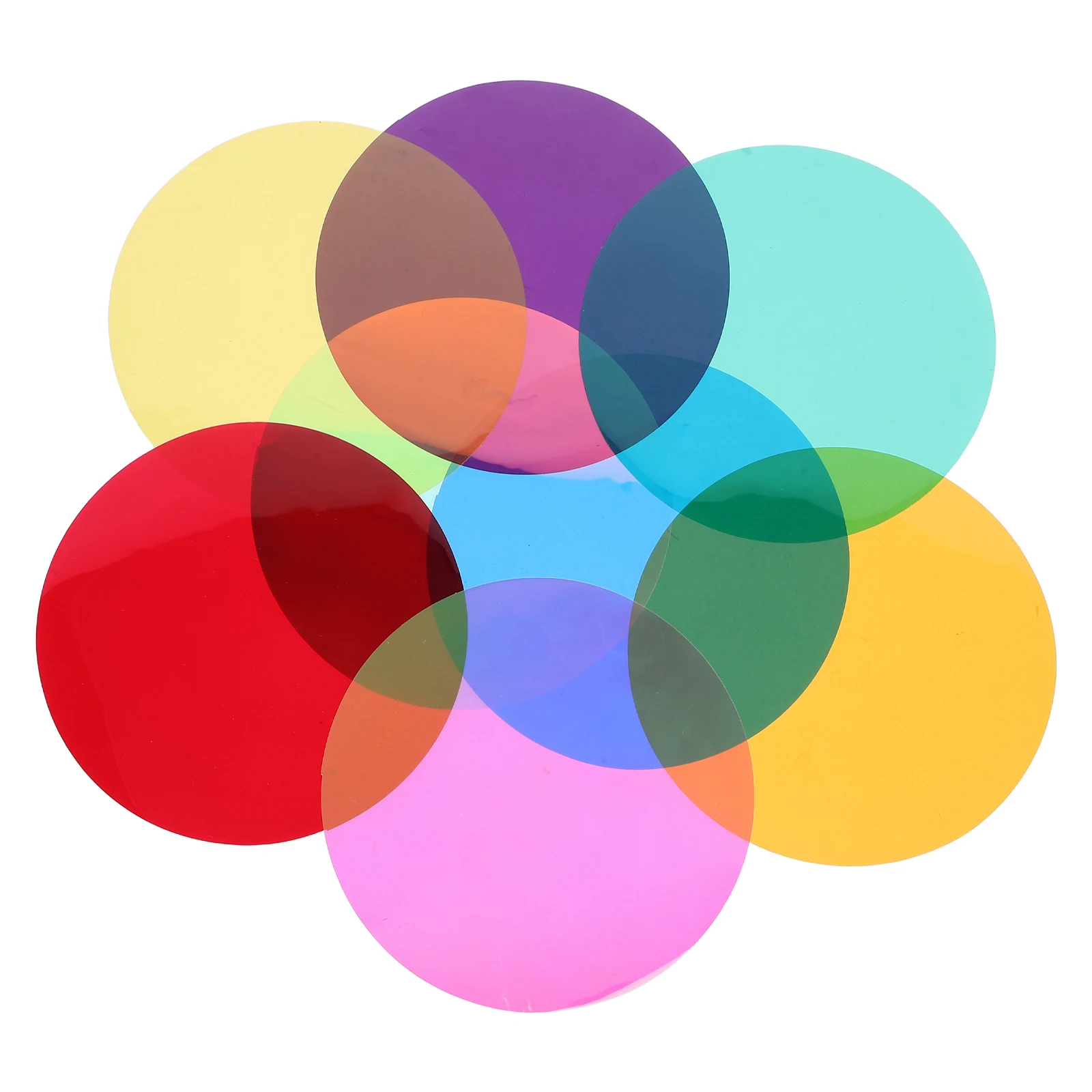 

8 Colors Gel Light Filter Color Correction 10cm Self-Adhesive Film Lighting Gel Filter For Video Photo Stage Downlight Spotlight