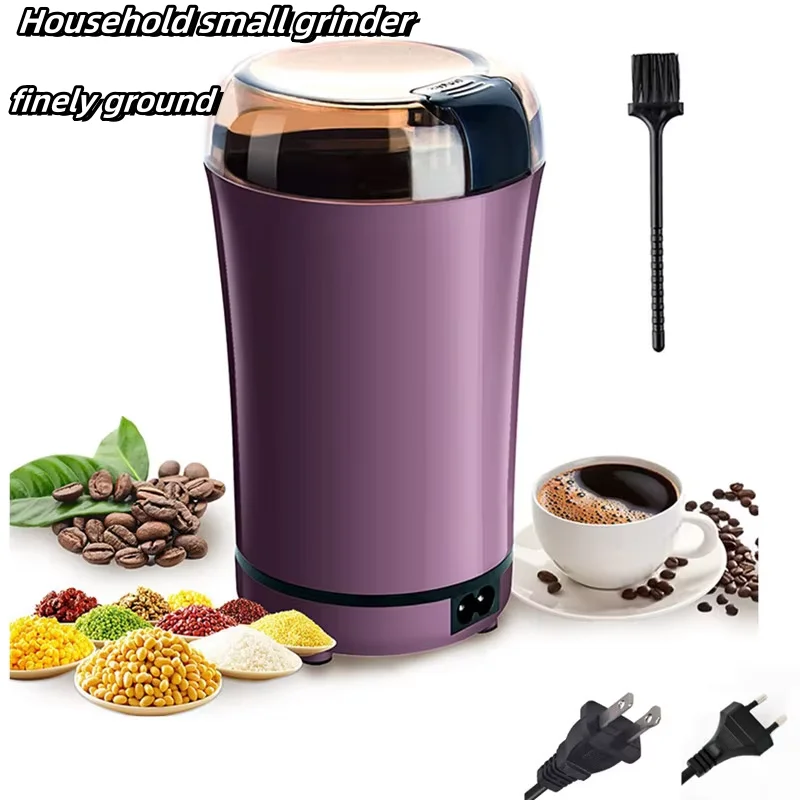 Coffee Grinder Stainless Steel Nuts Beans Grains Mill Herbs Electric Grinding Machine Multifunctional Coffee Bean Grinding Home