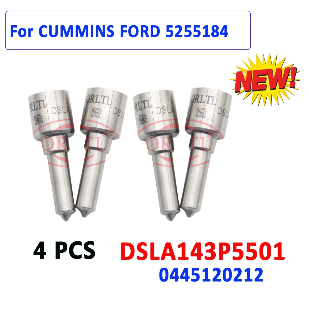 

4PCS Common Rail Nozzle DSLA143P5501 (0433175501) Diesel Injector Nozzle DSLA 143 P 5501 (0 433 175 501) For 5255184 BG9X9K526BA