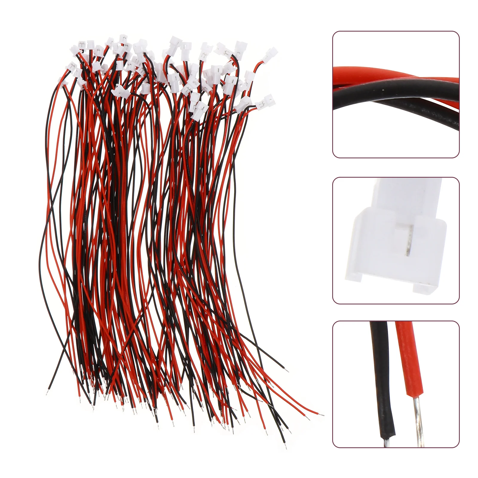 

30Pairs 1.25mm Male Female Plug Connector Terminal Wire Durable Electrical Conductivity Corrosion Resistance Automobiles