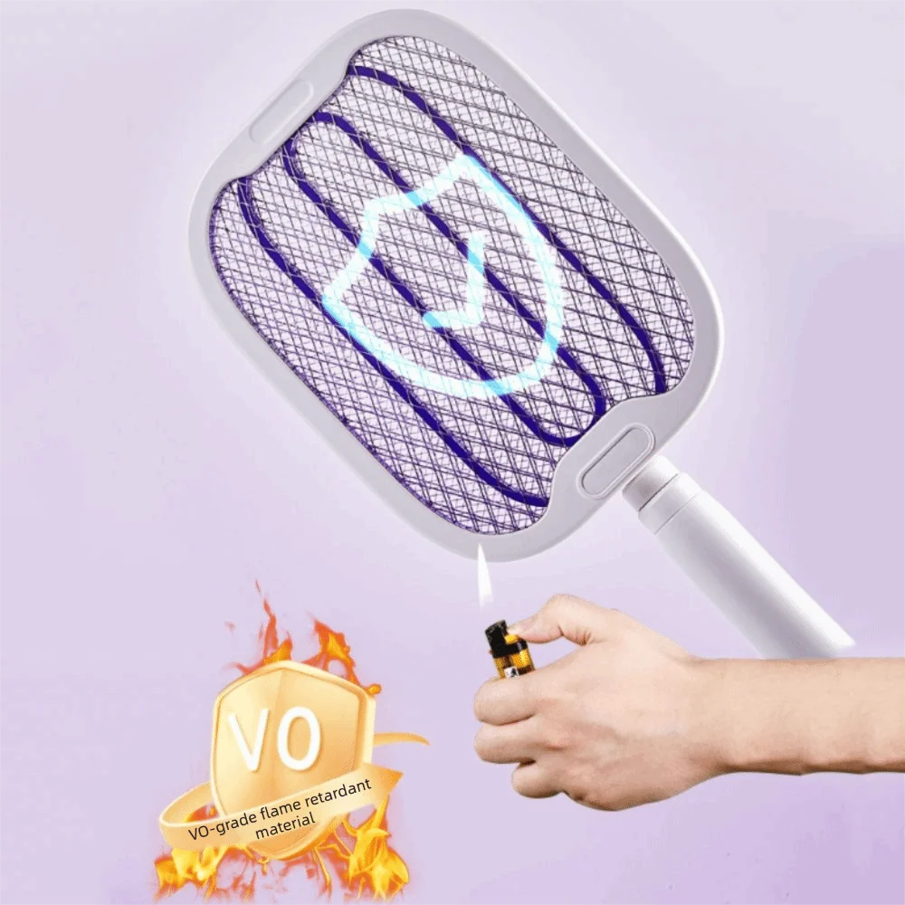 Foldable Electric Mosquito Killer Retractable 180 Degree Mosquito Killing Baton High Pressure USB Charging Insect Killer Outdoor