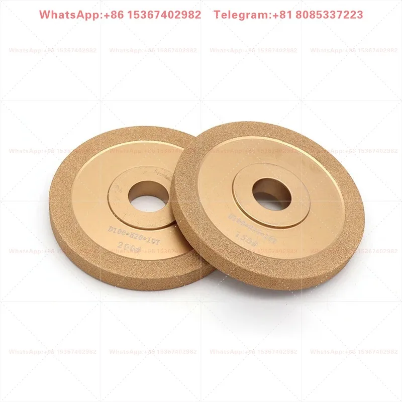 4 Inch Brazed Diamond Grinding Disc 100-400 Grit Abrasive Polishing Processing Tool