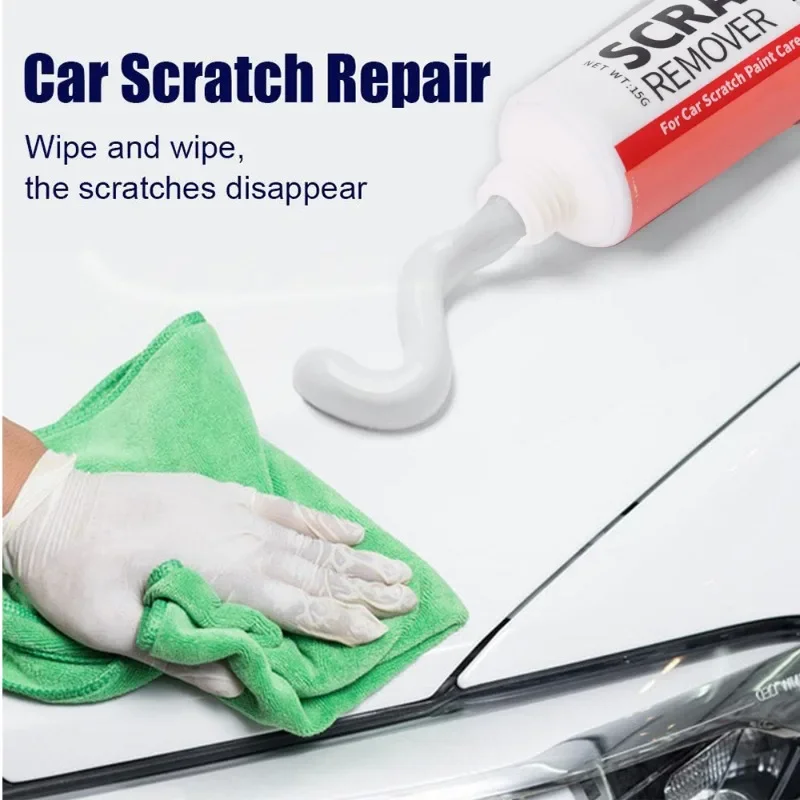 Car Polishing Paste Waxing Sponge Kit Car Scratch Repair Tool Auto Body Paint Care Abrasive Agent Scratch Removal Grinding Agent